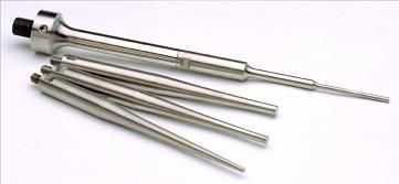 Branson Ultrasonic Tapered 3/16 inch dia. microtip for use with tapped horn, 101-148-069