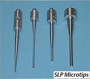 Branson Ultrasonic (4) 1/8 inch tips on 1 inch center horn,109-116-1566