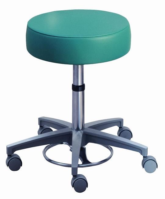 Brewer Foot Operated Stool 16 inch round Seat Height adjustment 21340