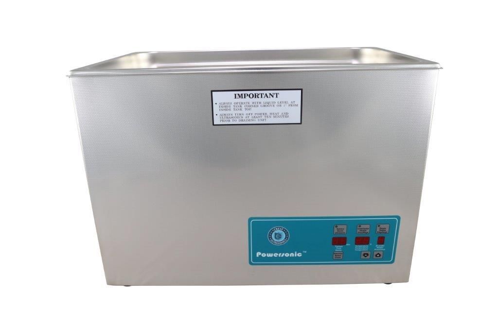 Crest Ultrasonic Cleaner w/ Digital Timer, Heat & Power Control 5.25 Gal, P1800D-132