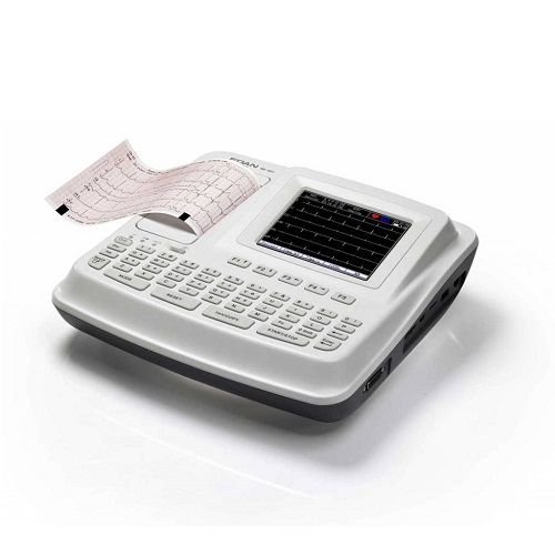 Edan Interpretive 6 Ch. ECG EKG Machine SE-601C