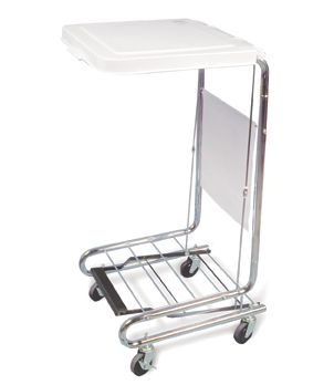 Hausmann Model 2189 Mobile Hamper Stand