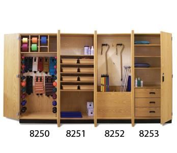 Hausmann Thera-Wall� Therapy Storage System Model 8252-100 Accessorized Cabinet