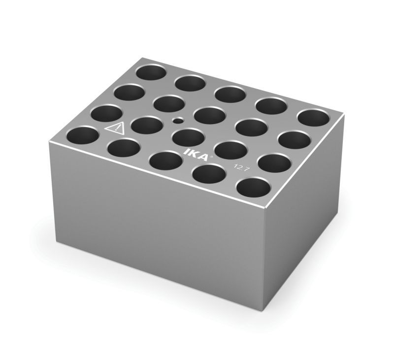 IKA Single block for 12 mm vials, Pore size 12,7 mm, Depth 30,0 mm
