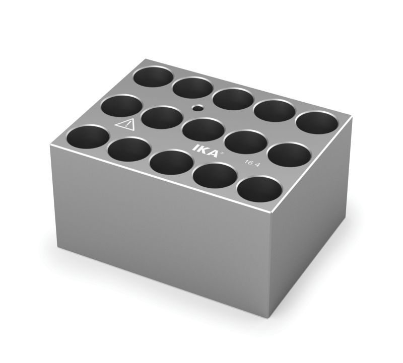IKA Single block for 16 mm vials, Pore size 16,4 mm, Depth 45,0 mm
