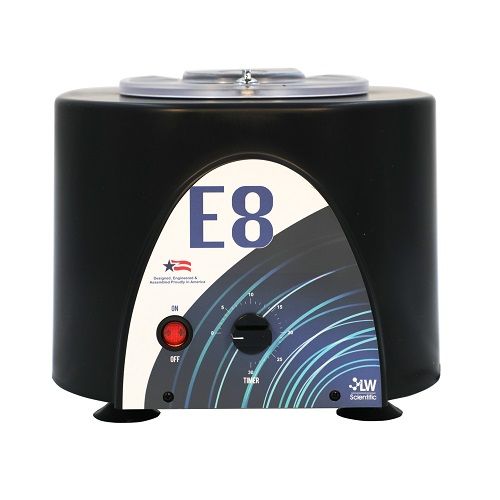 LW Scientific Centrifuge USA Porta-Fuge FIXED, 8-pl, 3500, timer, car seat, cig plug (12v CAR), E8C-U8AF-150P