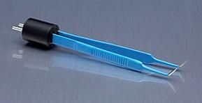 Aaron Bovie McPherson Forcep 3 1/2 inch Curved w/ 5mm tip, Coated, Non sterile, A841