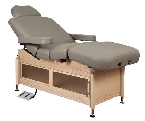 Oakworks Clinician Electric-Hydraulic Lift-assist Salon Top Table