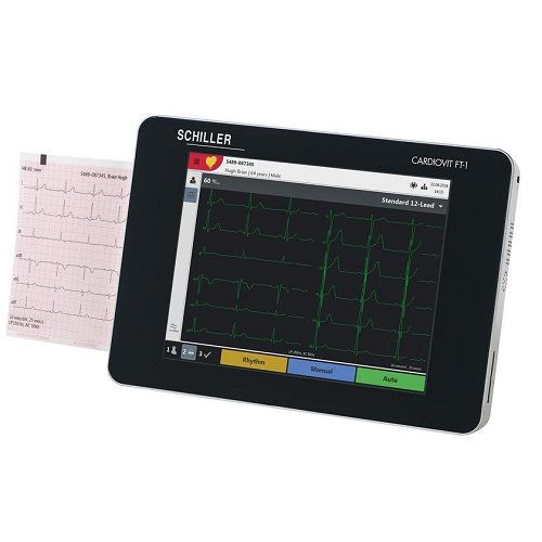 Schiller Cardiovit FT-1 Portable ECG EKG Unit w/ Interpretation