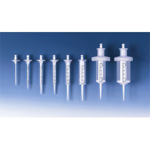 SCILOGEX - Sterile, polypropylene (PP), Plunger, polyethylene (PE) EZ-Sterile syringe tips 1.25 ml, 100pk, 702387