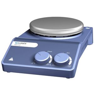 SCILOGEX MS-H-S Analog Magnetic Hotplate Stirrer, porcelain plate, 110V/60Hz, 81112102
