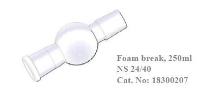 SCILOGEX Foam Break, 250ml Ns 24/40 - Ns 24/40, 18300207