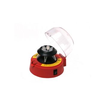 Benchmark Scientific Red Mini Centrifuge w/ 2 rotors