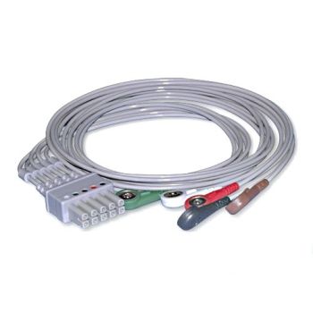 Bionet 5 Lead Snap Type ECG Cable