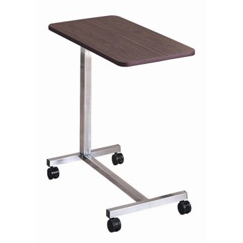 Brewer Overbed Table, H Base,Gray,BRE-11600