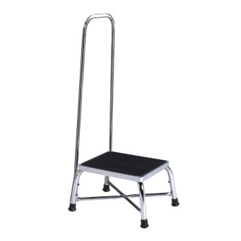 Brewer Bariatric Step Stool w/ Handrail,600# capacity,BRE-21220