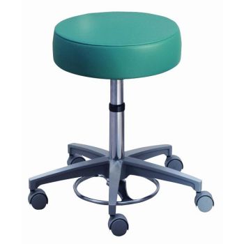 Brewer Foot Operated Stool 16 inch round Seat Height adjustment 21340