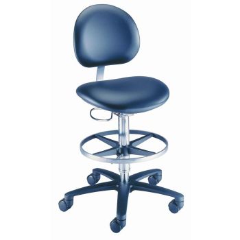 Brewer Laboratory Stool, Height adjustment 21.75 inch - 32 inch , BRE-21521B