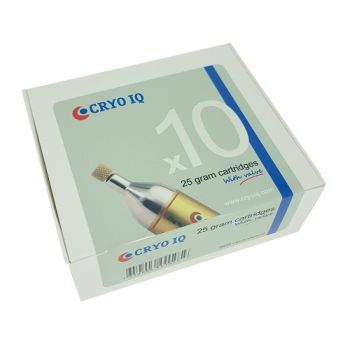 CryoIQ Gas cartridge 25 gram 10 pack CIQ-G-VN25x10