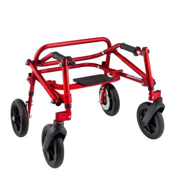 Klip Lightweight Posterior Walker w/ 8 inch Wheels & Seat For Kids & Teens KP528R