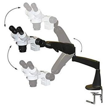 LW Scientific Stereoscope DM on Pneu Flex Arm, DMM-S12N-PA77