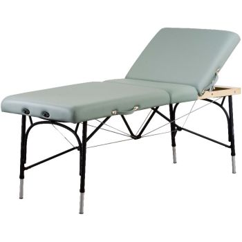 Oakworks Alliance Portable Wood Treatment Table with Backrest OW-ALC