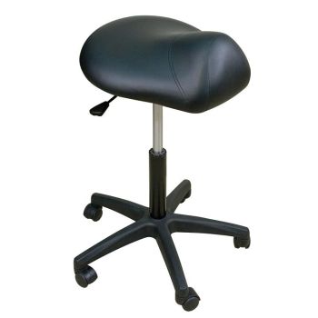 Oakworks Premium Stool w/ Saddle Seat-High Height Range