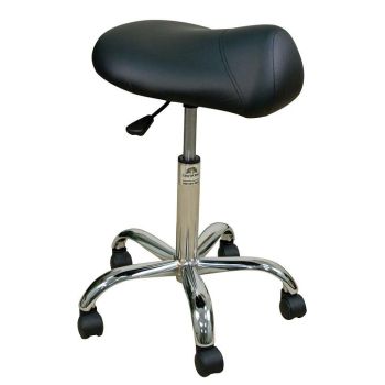 Oakworks Professional Stool w/ Saddle Seat-High Height Range