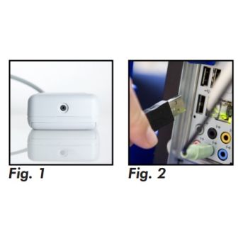 QRS Diagnostics Opti PC Interface Cable,714002-00