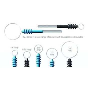 Aaron Bovie Reusable Short Loop Tungsten Electrodes-Non sterile, 1/Pack, ES22R