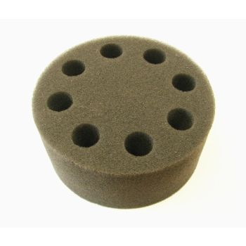 SCILOGEX Foam Tube Insert for 8 test tubes �16mm, for use with Universal Adapter,18900023