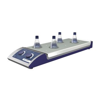 SCILOGEX MS-H-S10 Analog Magnetic Hotplate Stirrer 10-Channel,s/steel plate,110V/60Hz,81132102