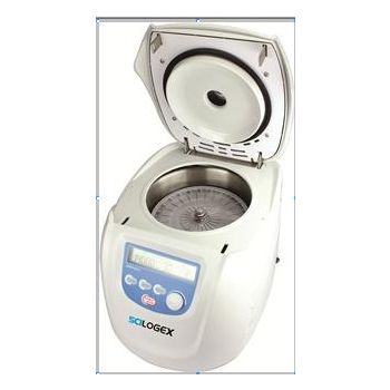 SCILOGEX DM1424 Hematocrit Centrifuge,w/ 19400020 Rotor,110V,60Hz,91202553