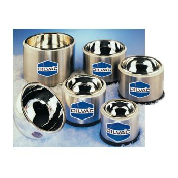 SCILOGEX 1Ltr. WideTop-Shallow S. Steel Cased Dewar Flask,SS138SH