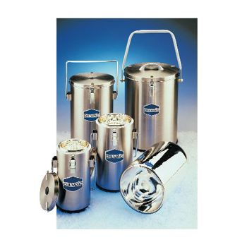SCILOGEX - 4.5Ltr. Stainless Steel Cased Dewar Flask with Lid Clips and Handle,SS333